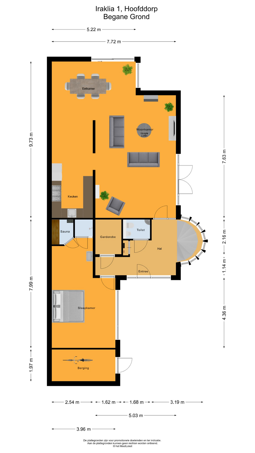 Iraklia 1 , 2134 AN Hoofddorp map