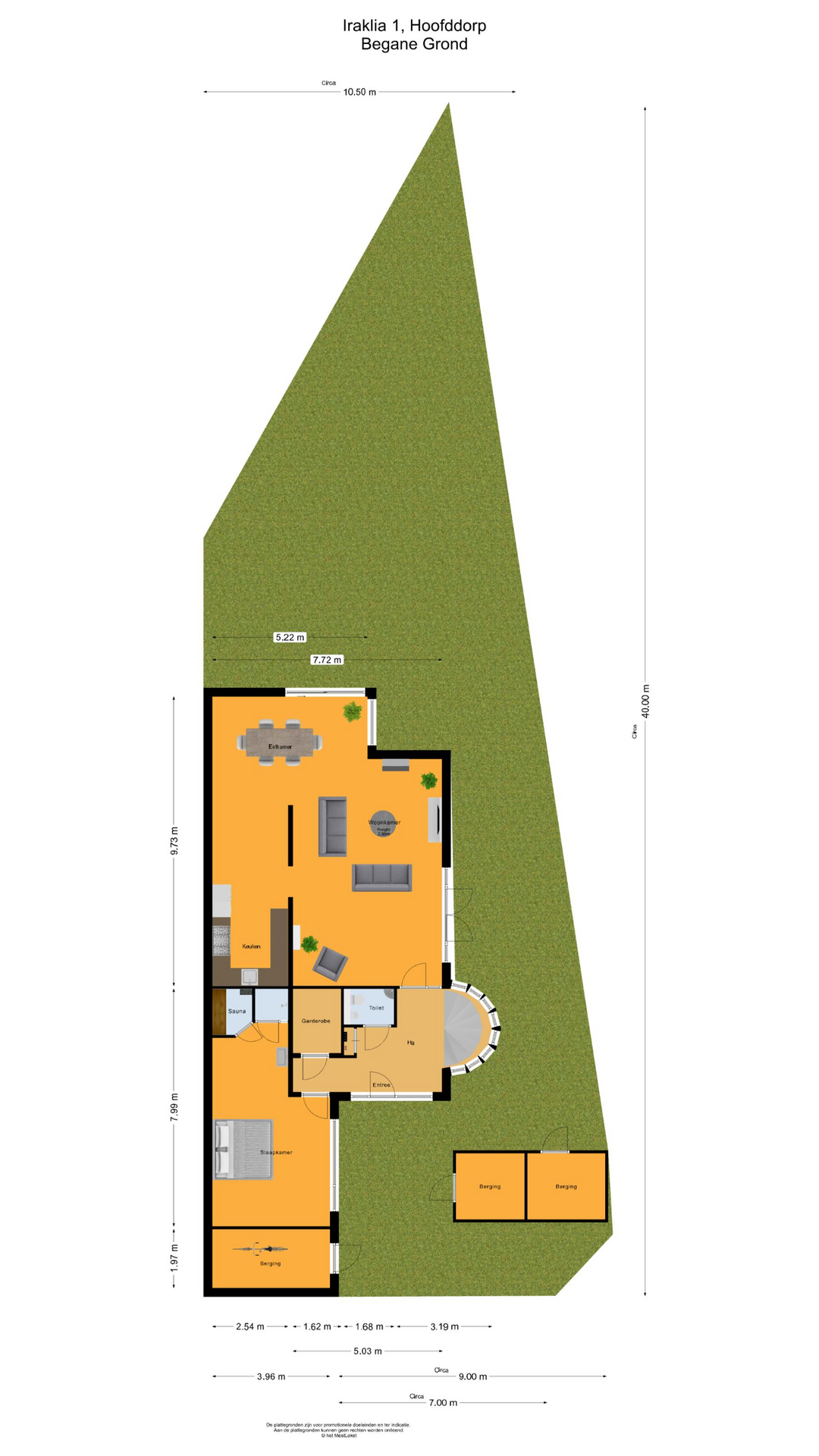 Iraklia 1 , 2134 AN Hoofddorp map
